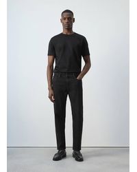 Mango - Ben Cropped Tapered-Fit Jeans - Lyst