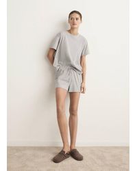 Mango - Cotton Two-Piece Short-Sleeved Pyjamas - Lyst