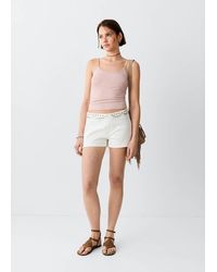 MANGO TEEN - Fitted Top With Thin Straps - Lyst