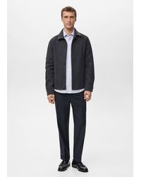 Mango - Regular Fit Flannel Overshirt - Lyst
