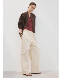 Mango - Fitted Crop Top - Lyst