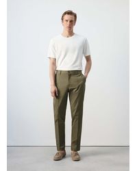 Mango - Dublino Slim-Fit Chino Trousers - Lyst