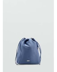 Mango - Satiny Drawstring Pouch - Lyst