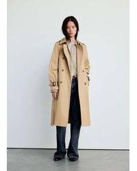 Mango - Classic Trench Coat With Belt - Lyst