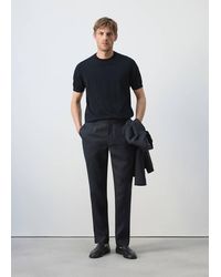 Mango - 100% Cotton Fine Jersey T-Shirt - Lyst