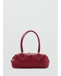 Mango - Faux-Leather Shoulder Bag - Lyst