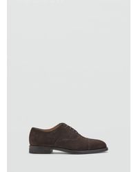 Mango - Leather Suit Shoes - Lyst