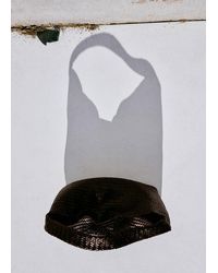 Mango - Medium-Sized Braided Leather Bag - Lyst