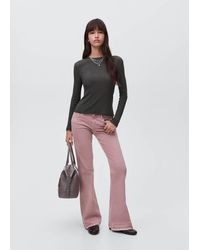 MANGO TEEN - Long-Sleeved Knitted T-Shirt - Lyst