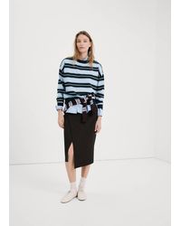 Mango - Knit Striped Sweater - Lyst