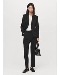 Mango - Fitted Suit Jacket - Lyst