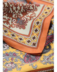 Mango - Paisley Satin Scarf - Lyst