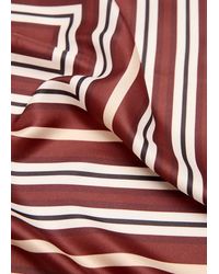 Mango - Geometric Printed Foulard - Lyst