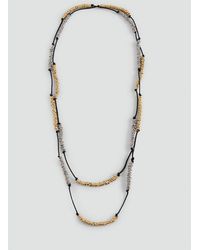 MANGO TEEN - Multichain Bead Necklace - Lyst
