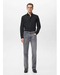 Mango - 100% Cotton Slim-Fit Shirt - Lyst