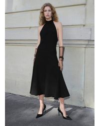 Mango - Halterkleid Mit Offenem Rücken - Lyst