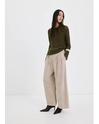 Mango - Knitted Ribbed Sweater - Lyst