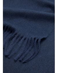 Mango - Fringed Edge Scarf - Lyst