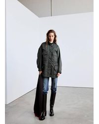 Mango - Turtleneck Parka With Pockets - Lyst