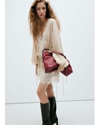 Mango - Shoulder Bag With Buckles - Lyst