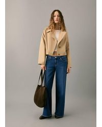 MANGO TEEN - Low-Waist Wide Leg Jeans - Lyst