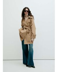 Mango - Midi Trench Coat With Belt - Lyst
