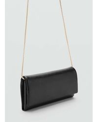 Mango - Borsa A Tracolla Falda Nero - Lyst