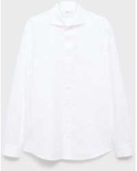 Mango - 100% Cotton Slim-Fit Formal Shirt - Lyst
