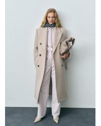 Mango - Gathered Denim Jacket - Lyst