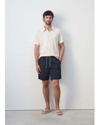 Mango - Basic Drawstring Swimsuit - Lyst