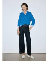 Mango - Catherin Culotte High-Rise Jeans - Lyst