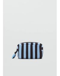 MANGO TEEN - Striped Cotton Toiletry Bag - Lyst