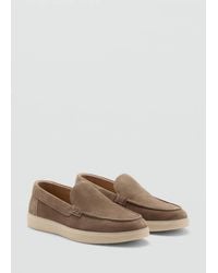 Mango - Split Leather Shoes - Lyst