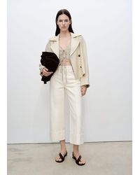 Mango - Double-Breasted Jacket With Lapels - Lyst