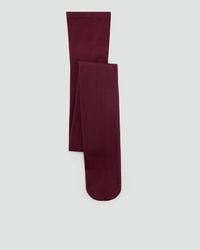 Mango - Plain Socks Stockings - Lyst