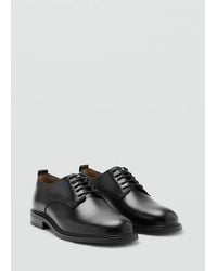 Mango - Geschnürter Lederschuh - Lyst