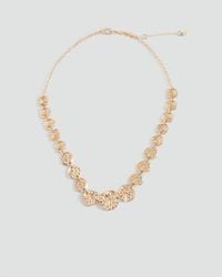 MANGO TEEN - Necklace With Irregular Metallic Pieces - Lyst