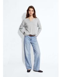 MANGO TEEN - V-Neck Knit Sweater - Lyst