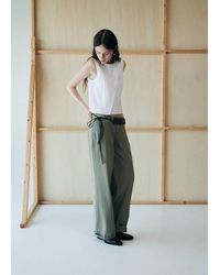 MANGO TEEN - Textured Detail Slit Top - Lyst