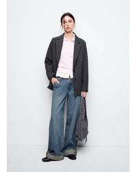 MANGO TEEN - Wool Blend Blazer - Lyst