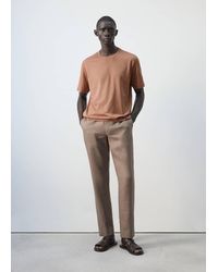 Mango - 100% Cotton T-Shirt Regular Fit - Lyst