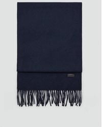 Mango - Plain Fringed Scarf - Lyst