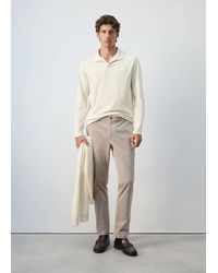 Mango - Corduroy Slim-Fit Trousers - Lyst