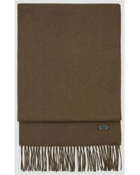 Mango - Plain Fringed Scarf - Lyst