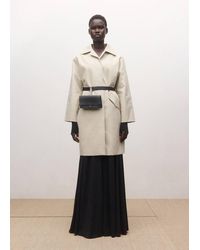 Mango - 100% Cotton Trench With Pockets - Lyst