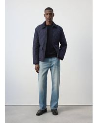Mango - Quilted Water Repellent Jacket - Lyst