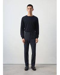 Mango - Slim Fit Cotton Pants - Lyst