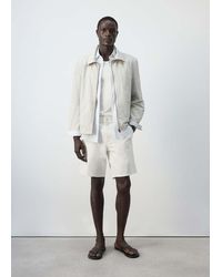 Mango - Water-Repellent Jacket With Pockets - Lyst