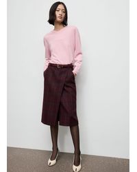 Mango - V-Neck Knit Sweater - Lyst