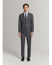 Mango - Slim Fit 100% Cotton Structured Dress Shirt - Lyst